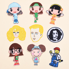 卡通布貼補丁貼兒童寶寶衣服手工包褲子裝飾布貼精緻女孩公主布貼