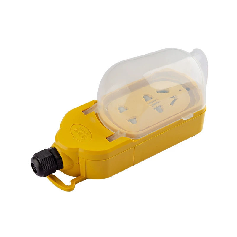 Cross-border splash-proof high-power drain plug widened and high-rise waterproof cover plug outdoor charging socket