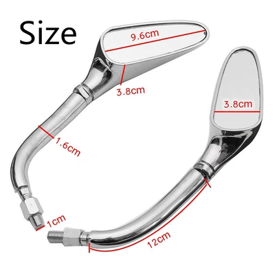 Teardrop-Shaped Decorative Rearview Mirror, Car mirror