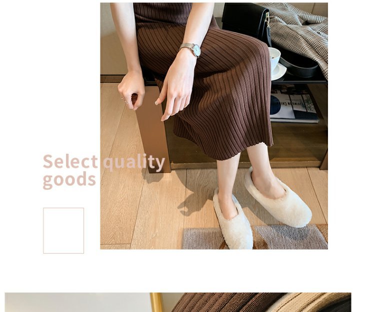 temperament slim knit suspender dress Nihaostyles wholesale clothing vendor NSFYF76648