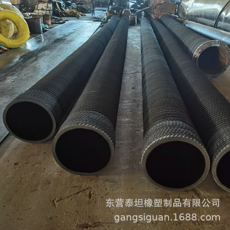 橡胶波纹管 钢丝骨架缠绕 4寸6寸8寸DN100DN150DN200