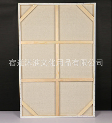 油画框批发 超大尺寸实木中粗细纹亚麻布油画框成品大画框|ru