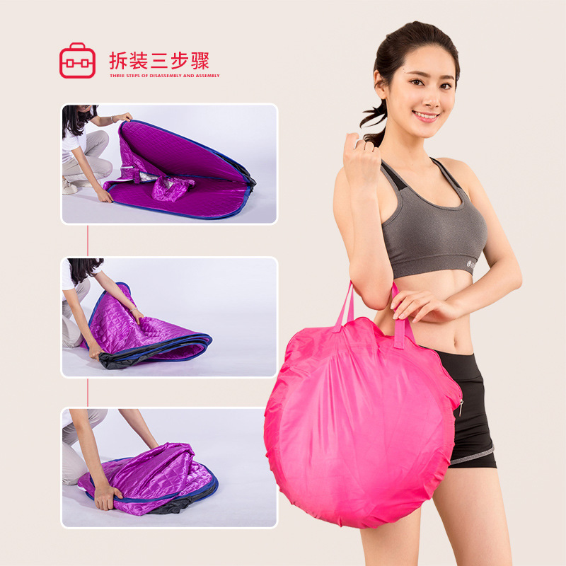 Jingmeile Sweat sauna box manufacturer directly supplies sweat sauna rooms and fumigators, and can customize portable household steam sauna bath boxes detail image 4