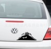 S001 Foreign Trade Peeking Monster Monster reflective car sticker peeking at monster stickers