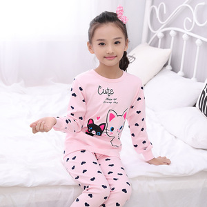 儿童秋冬内衣套装纯棉女童睡衣裤子宝宝线衣线裤新款童装秋衣秋裤