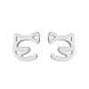 Cute fashionable small earrings stainless steel, Korean style