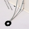 Donut, necklace, amusing fashionable universal ring, Korean style, wholesale