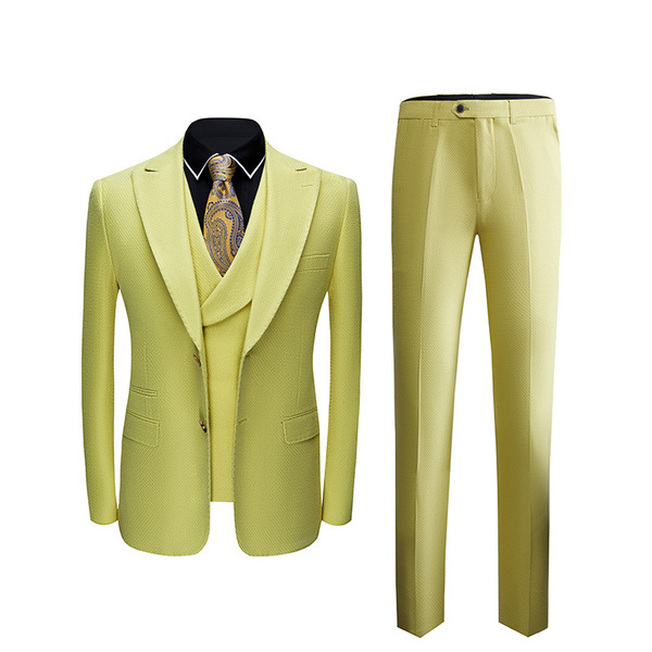 Men’s suit Korean casual suit three piece suit