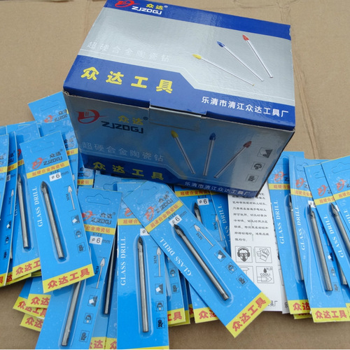 Large wholesale of ceramic tile drill bits, ceramic drill bits, glass special triangular drill bits, hole openers, alloy drill bits
