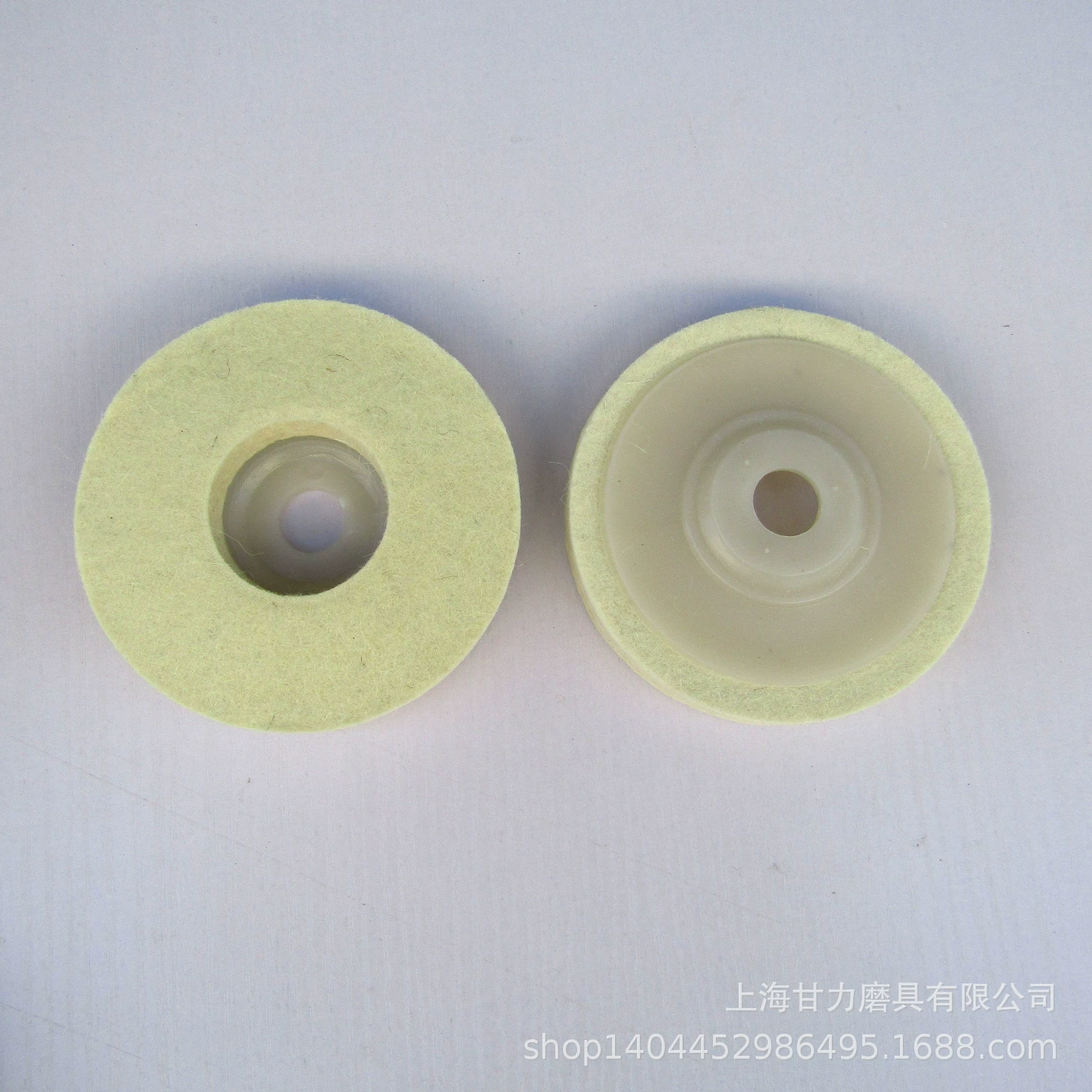 Plastic white polishing cloth, 16mm, 4 inch, mirror effect