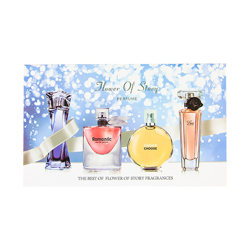 Flower Story Brilliant Charming Perfume Set Internet Celebrity Women's Perfume Long-lasting Light Fragrance Student Affordable Gift Box