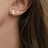 Earrings stainless steel, ear clips, European style, simple and elegant design, wholesale