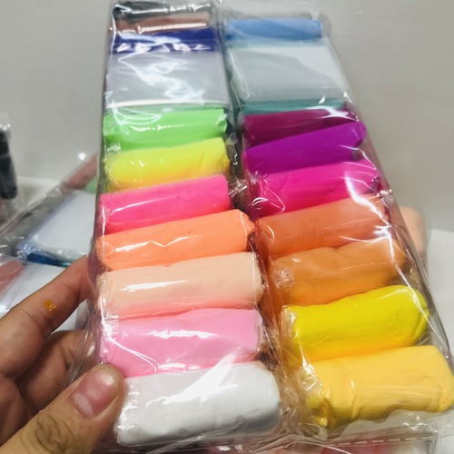 Preschool toys and supplies children DIY ultra-light clay storage box set craft colored clay modeling clay 24 colors clay