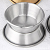 304 stainless steel sauce disc hot pot dipping dish snack snack sauce plate round seasoning plate vinegar plate 7-11cm