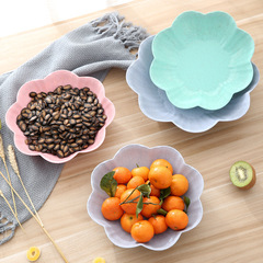 Plastic Nordic fruit plate, home dessert, living room, modern creative melon seeds, dried fruit, coffee table, fruit bowl, snacks and candy plate