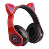 New explosive cross -border girl B39 Cat Ear Nets Flower Bluetooth Bluetooth Bluetooth Folding Wireless Cyllarus