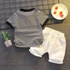 Summer clothing, summer set, children's fashionable polo, with short sleeve