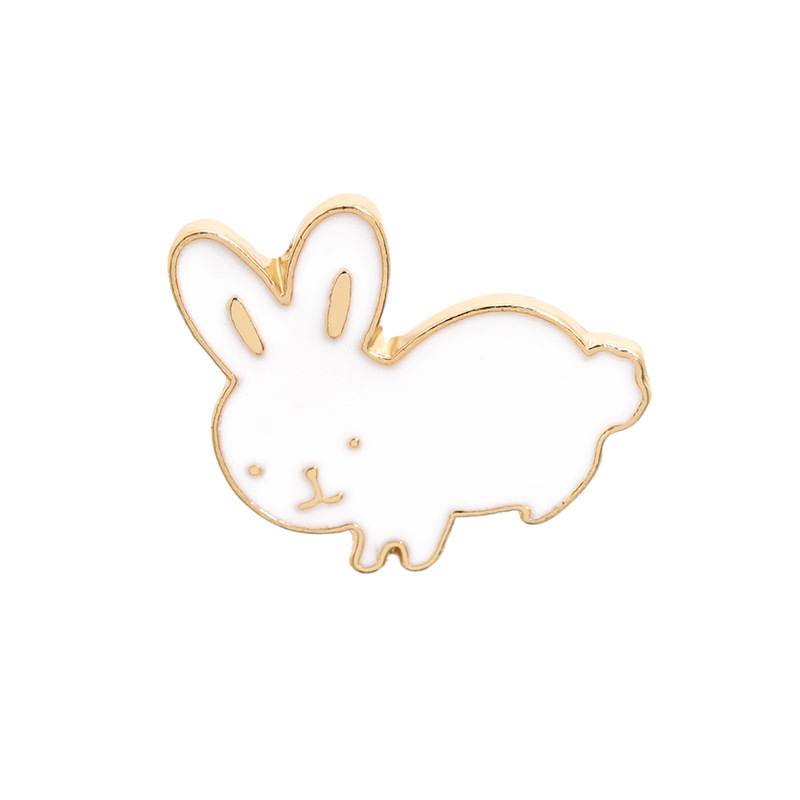 Cartoon Creative Cute Little Dinosaur Rabbit Suit Brooch display picture 4