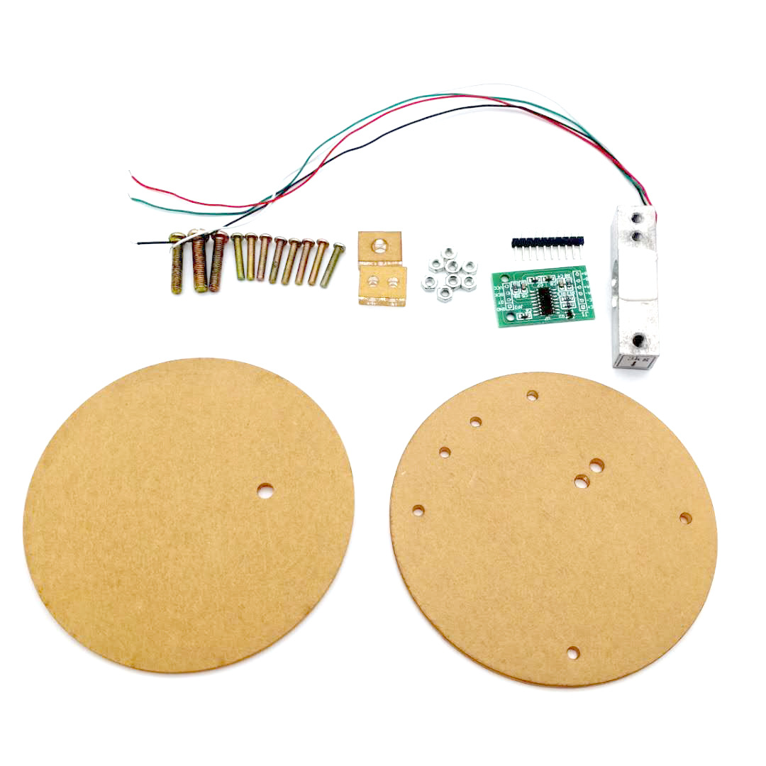 HX711模块+3kg压力传感器套装  称重传感器 diy电子秤模块 3KG