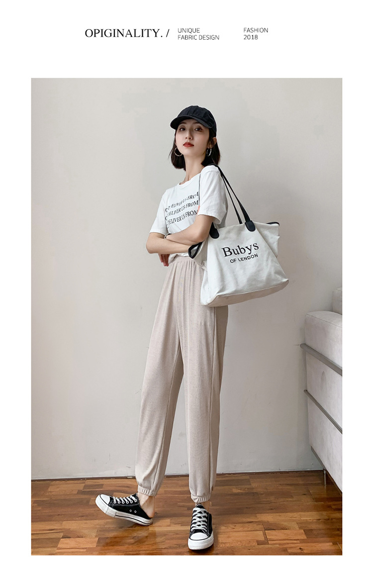 Pantalon léger femme en coton - Ref 3430172 Image 21