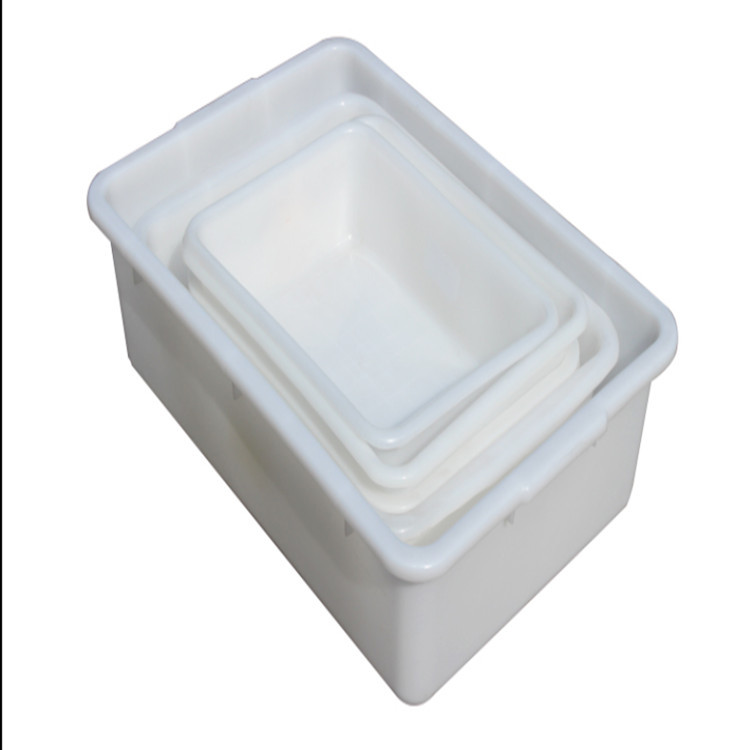 长方形塑料方盆加厚塑料盆批发收纳冷冻方盆收碗筷货架餐具收纳盆