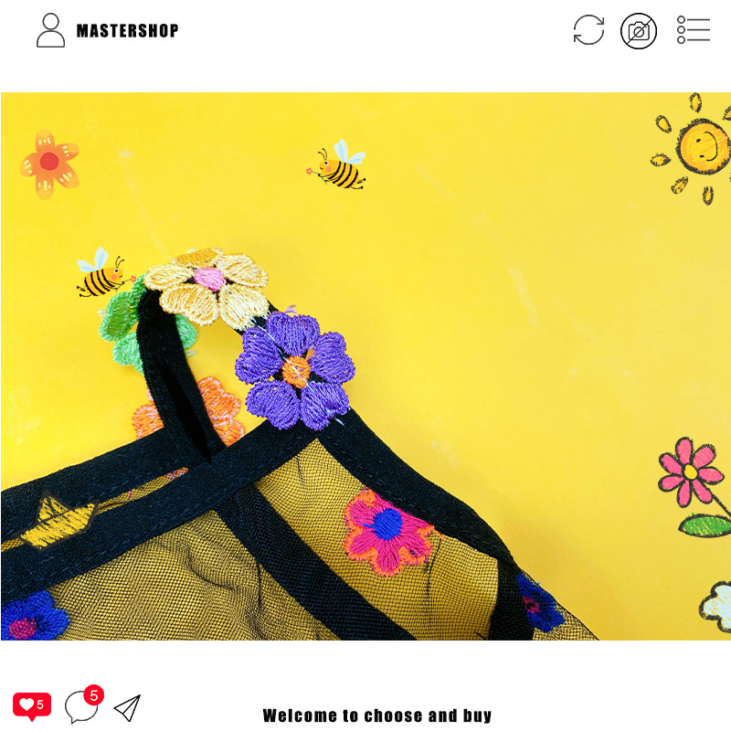 Cute Flower Pet Clothes 4