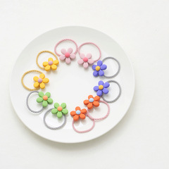 Hair Rubber Bands for Children, Flower-shaped, Non-damaging, High Elasticity Headbands for Girls, Baby Hair Accessories