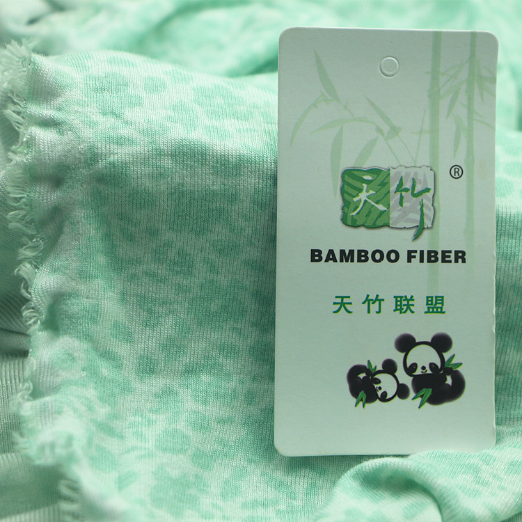 天竹纤维罗纹针织纬编竹纤维弹力氨纶活性印花螺纹1×1罗纹布面料