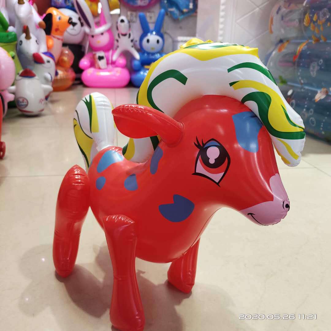 rainbow inflatable toy for jumping PVC