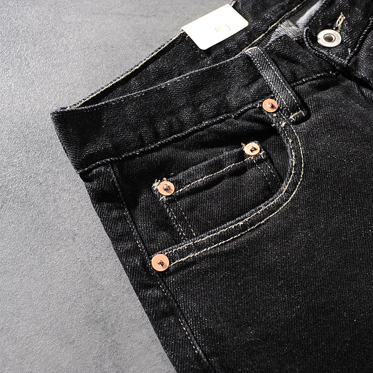 DEESMANC and CO autumn/winter new original color heavy men's jeans young men's trousers 357 34