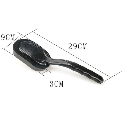 Car tire waxing brush, long-handled sponge brush, polishing brush, imported polyester cotton with good pulling force, non-degumming, acid and alkali resistance