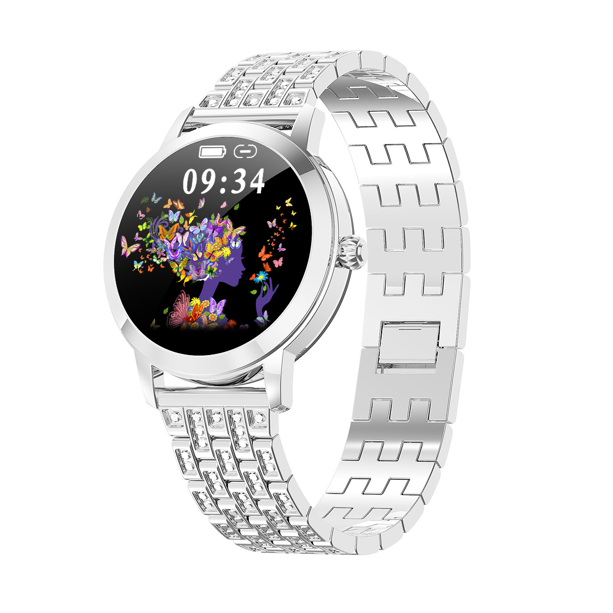 Smartwatch Für Damen Mit Herzfrequenzmessung Und Schrittzähler_voghion.com