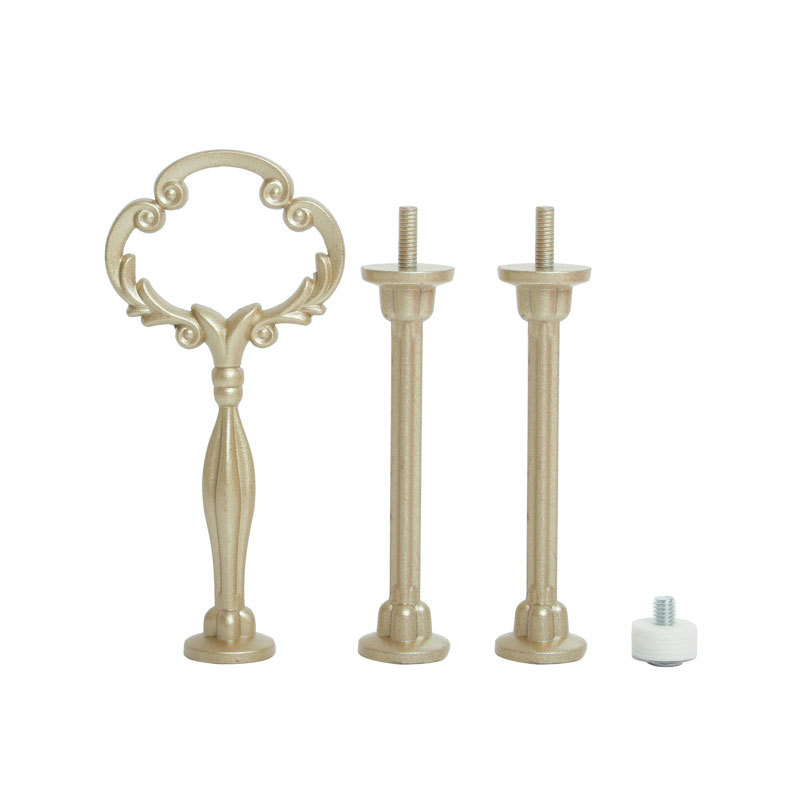 5银色大花头蛋糕架配件7.2元