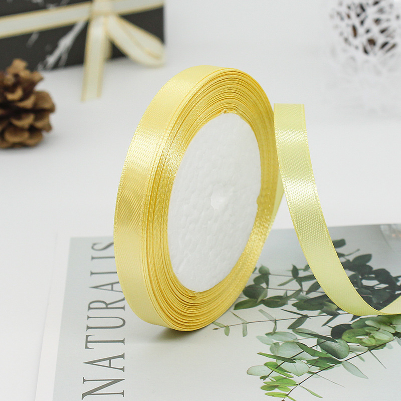 Cinta de 1cm para embalaje de regalo, cinta para hornear pasteles, decoración de boda, caja de dulces de boda, cinta a 22 metros de largo