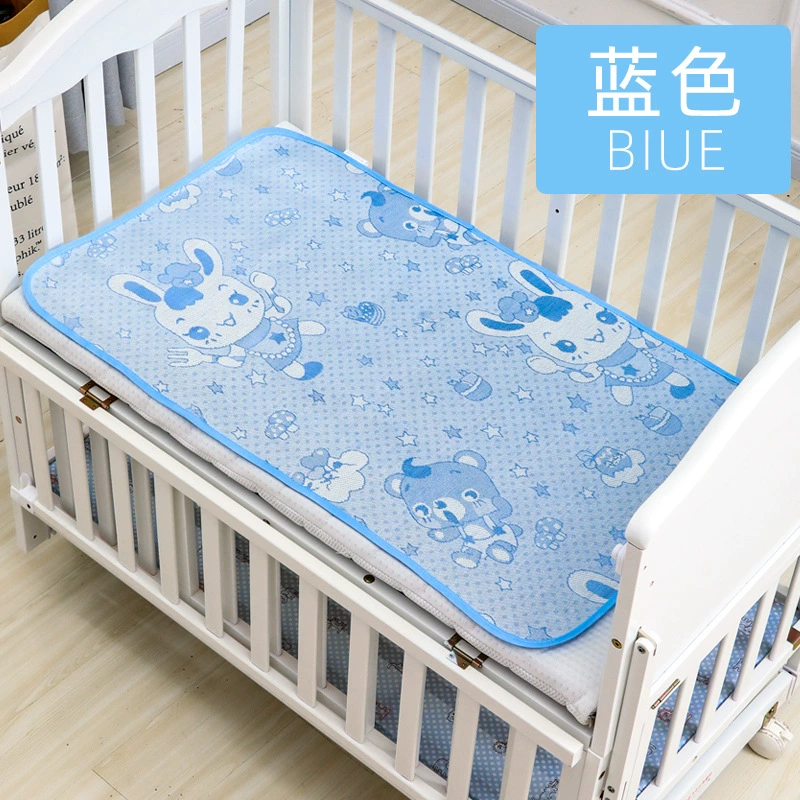 Silk cooling mat for baby, cartoon set, 2 piece set