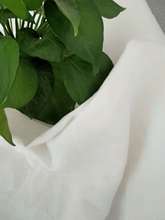 亚麻棉特宽幅漂白水洗布 酵素洗白色亚麻棉布 纯白法国棉麻宽幅布