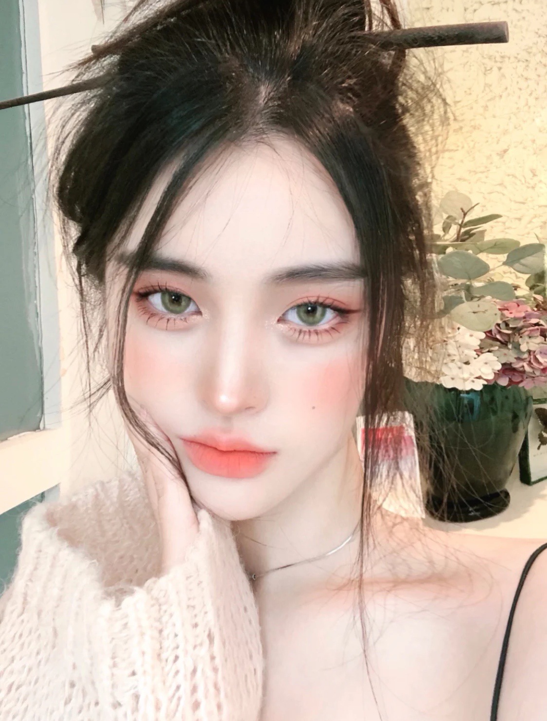Cross-border Daimanpu liquid blush brightens skin tone, nude makeup blush eyeshadow orange soda energetic student girl undefined