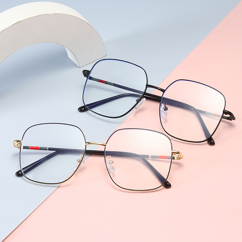 经典GG同框6837 防蓝光眼镜 金属眼镜架 平光眼镜 网红爆款|ms