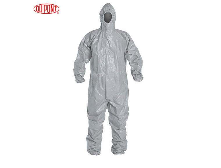 杜邦Tychem F 防化服酸碱有机化学品实验化工溶剂F级连体隔离服