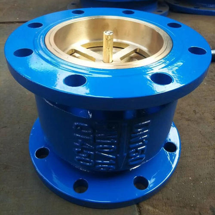 消声止回阀 HC41X-16Q 法兰消音碳钢立卧式单向止回阀DN50 80 100