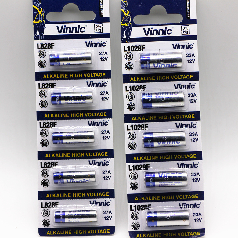 原装松柏vinnic23a 27a l1028F 12v车钥匙 卷帘门 遥控器碱性电池