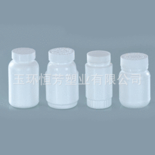 Manufacturer wholesale capsule bottle, white PVC screw cap bottle, calcium flake fish bait plastic bottle, tablet dispensing bottle