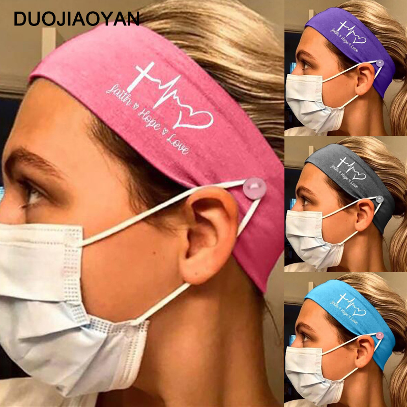 Wholesale Button Sports Headband Nihaojewelry display picture 1