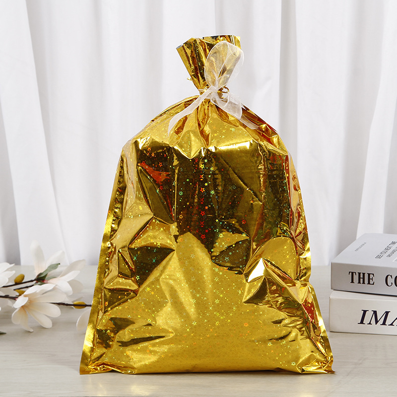 En stock corbata cuerda Navidad caramelo bolsa alce Santa Claus Correa cordón bolsa caramelo bolsa de regalo personalización image 23