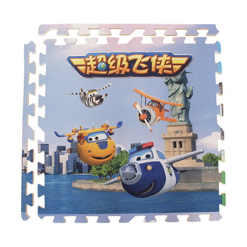Wholesale EVA interlocking foam mat 60*60 household children's play mat baby crawling mat cartoon