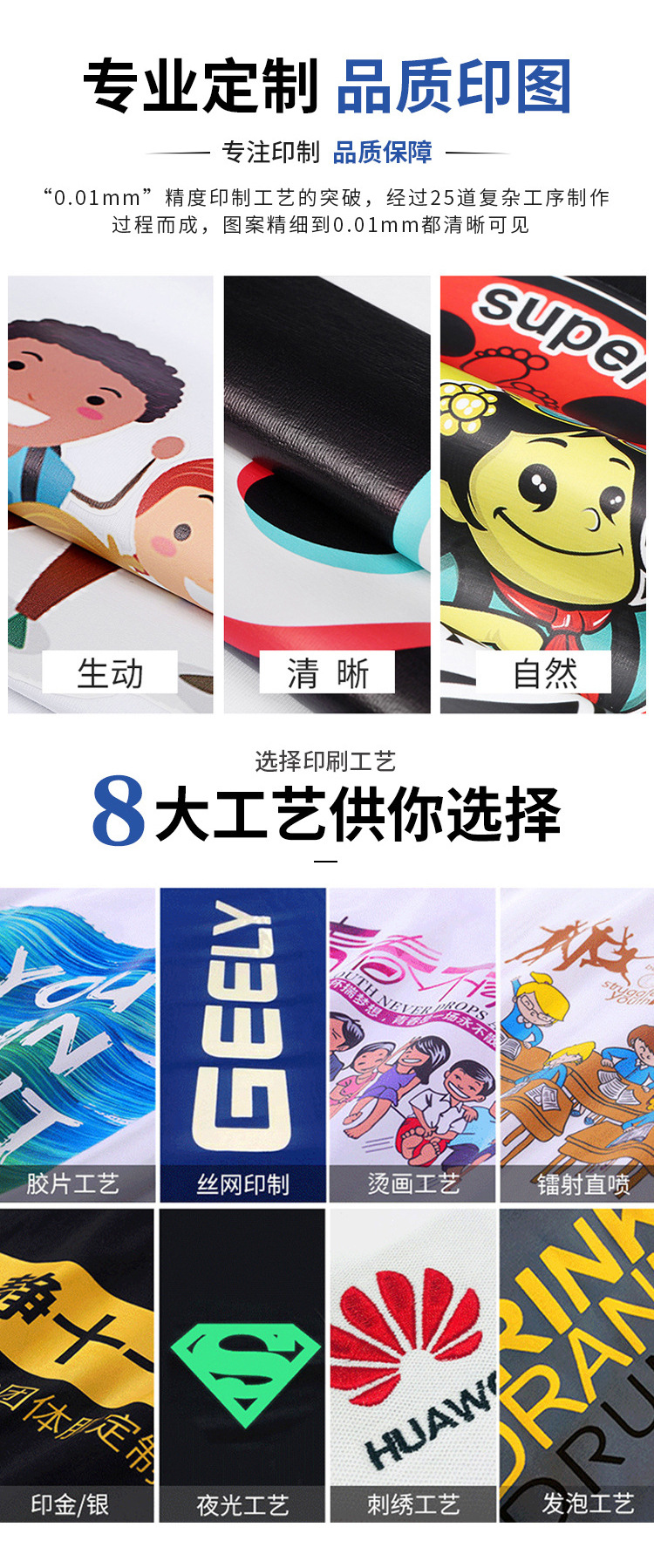 夏季男圆领短袖纯棉白t恤 diy空白文化衫男士广告衫定做logo班服详情图10