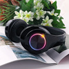 Explosion -style wireless Bluetooth headset 5.0 luminous and colorful foldable card -inserted card motion universal headset manufacturer