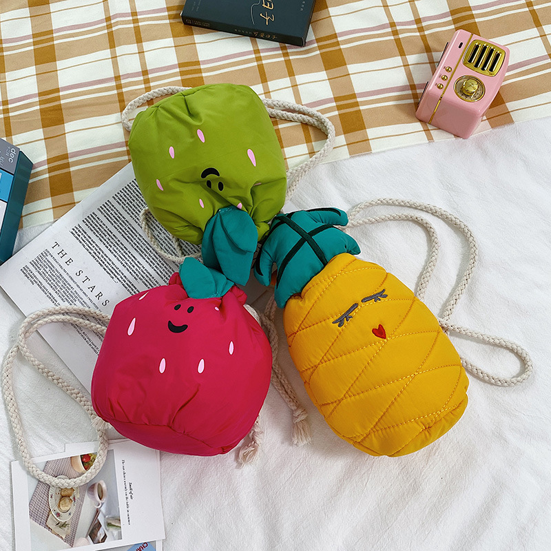 ZA新款童包女童春夏新品 可爱小草莓斜跨包苹果斜跨包11185530050|ru