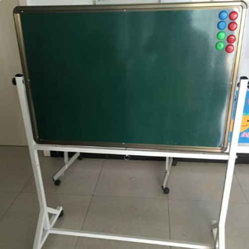 Kindergarten children's small blackboard mobile bracket home hanging school double-sided green and white magnetic teaching writing board