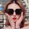 Brand sunglasses, fashionable retro trend glasses solar-powered, 2020, European style